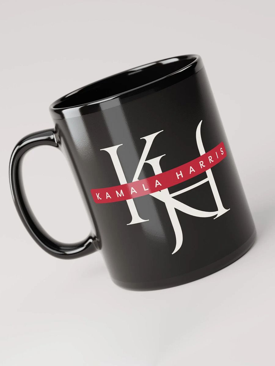 KAMALA HARRIS Black Glossy Mug product image (3)