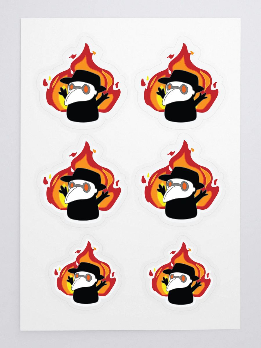 Burn the Plague Sticker Sheet product image (3)