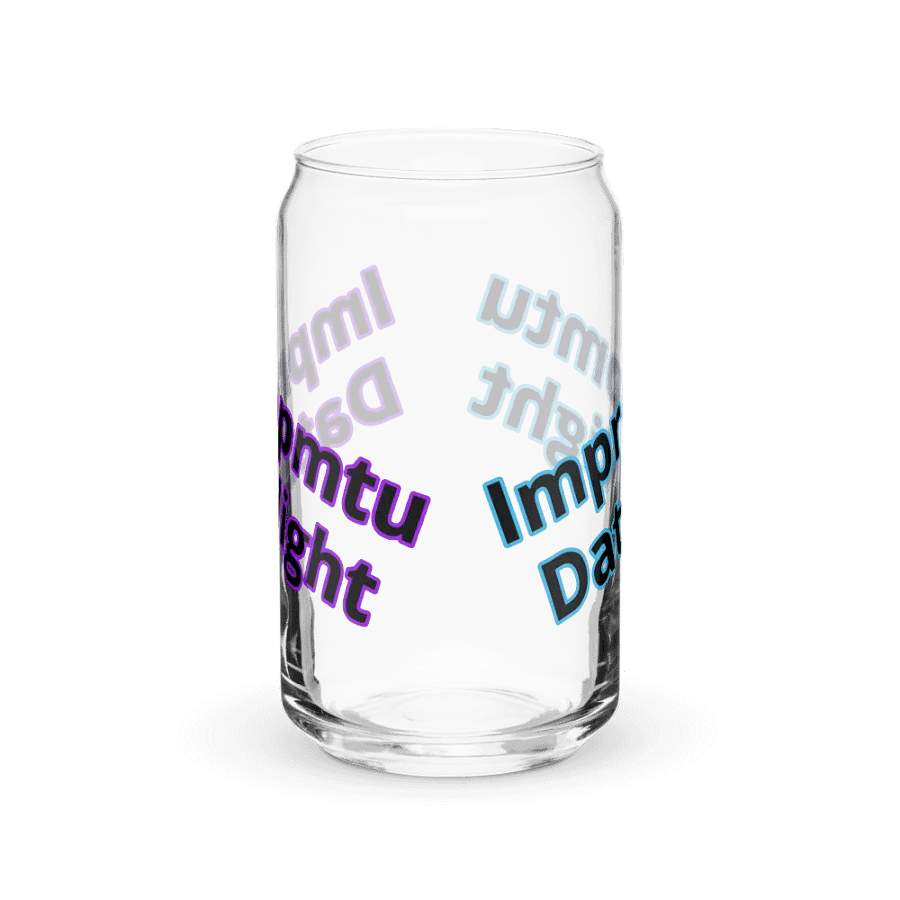 Impromptu DateNight Can-Shaped Glass Set product image (6)
