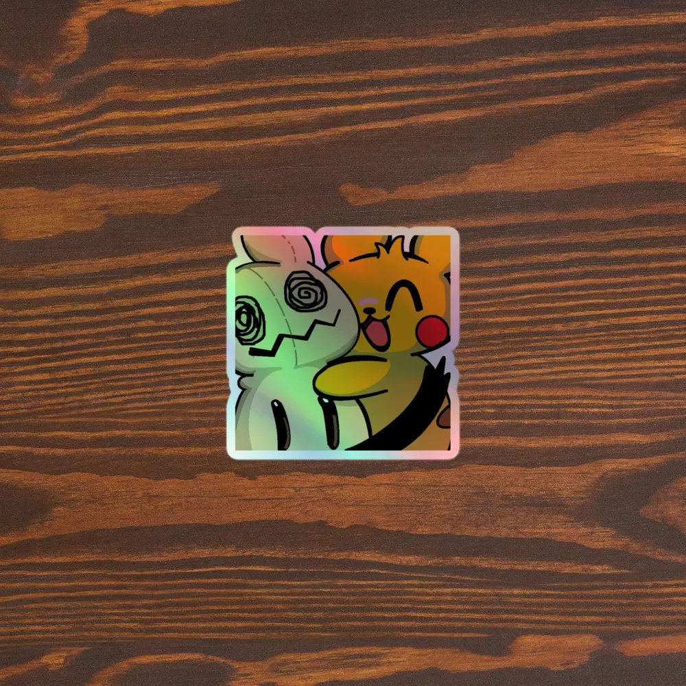 MimChu Emote Holo Sticker product image (5)