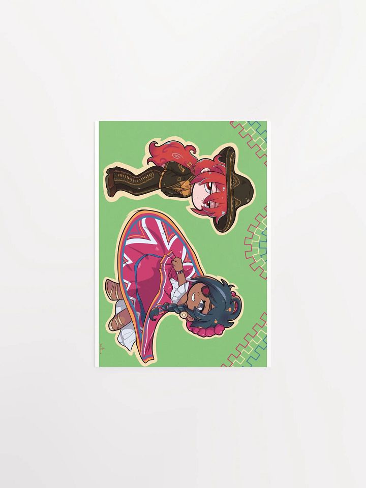 Mexican Pride Diluc & Kaeya Print (Genshin Impact) product image (1)