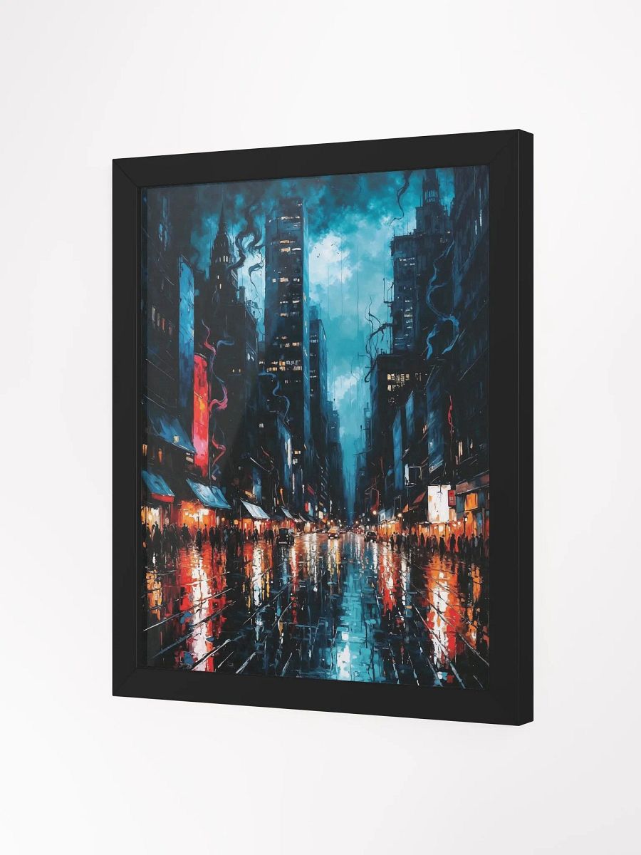 Moody Urban Nightlife Framed Poster product image (9)