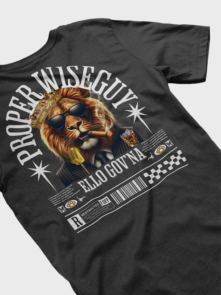 Proper Wiseguy Ello Gov'na Shirt 1st Edition Logo on Back product image (2)