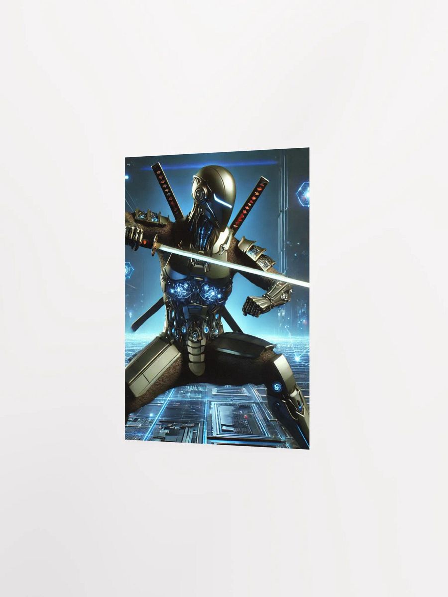 Futuristic Samurai Warrior Poster product image (23)