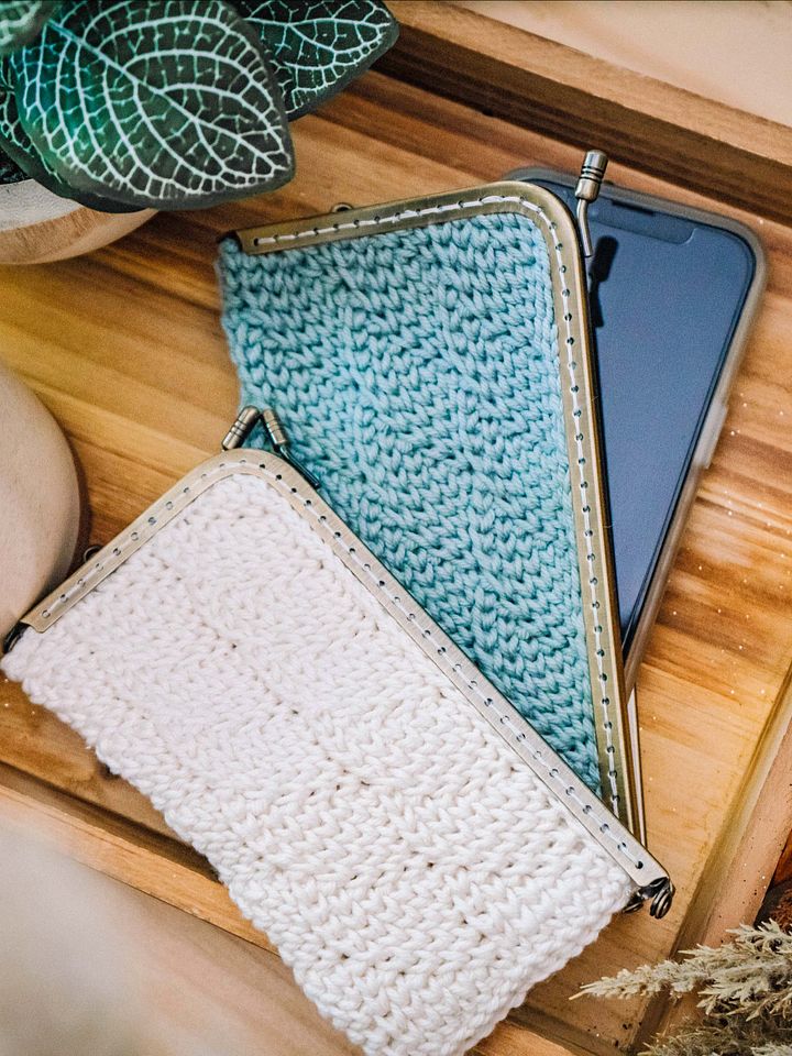 Happily Ever After Crochet Clutch Pattern - Learn to Steek! product image (1)
