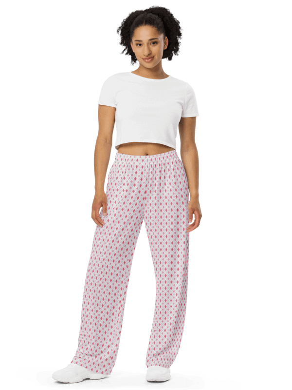 Moroccan Cement Tile Wide-Leg Pants product image (1)