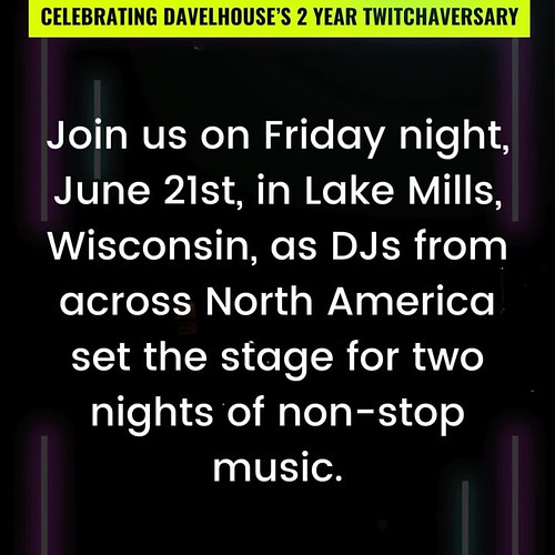SAVE THE DATES - JUNE 21-22 - DAVELAPALOOZA 2

We are looking for DJs to fill the lineup on both Friday and Saturday nights. ...