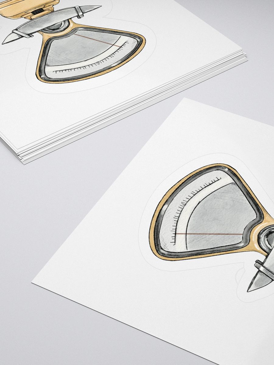 Retro Kitchen Scale Sticker product image (4)