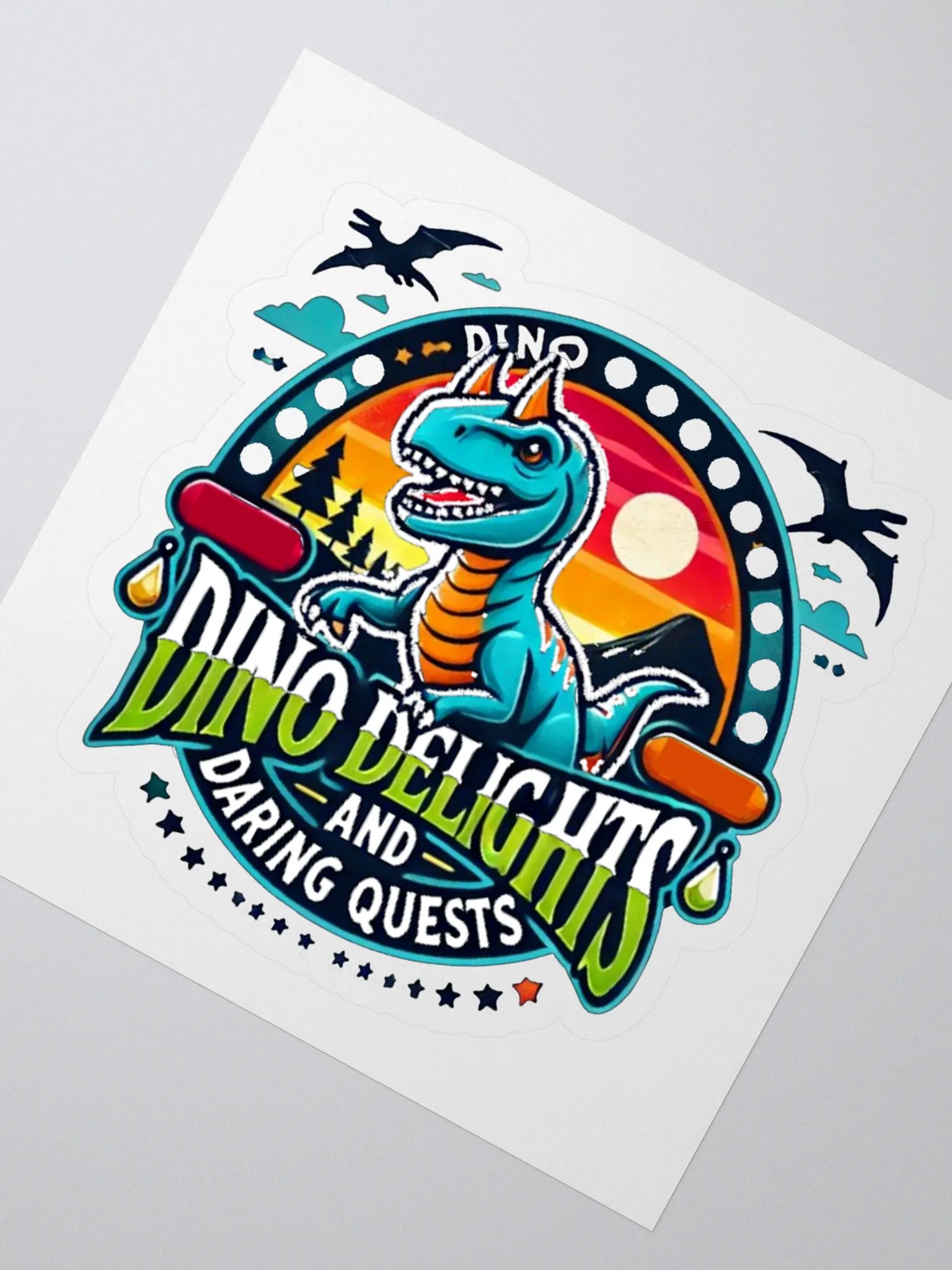 Dino Delights Kiss Cut Sticker Set product image (2)