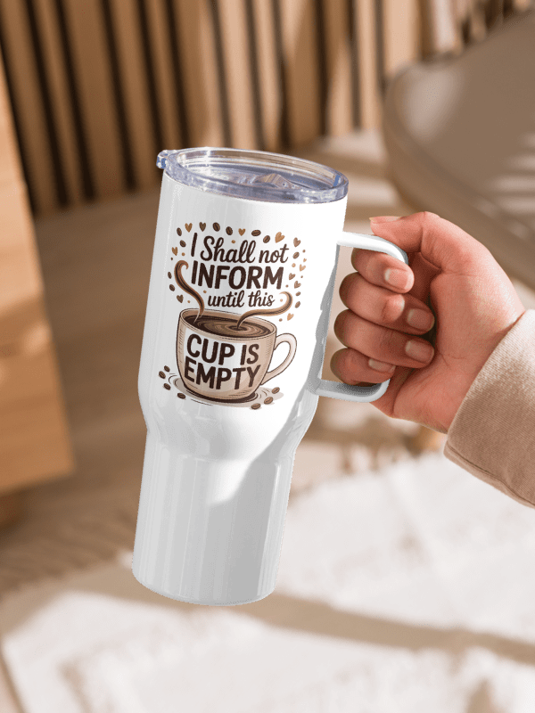 No Informing Before Coffee Human Design Manifestor Travel Mug product image (1)