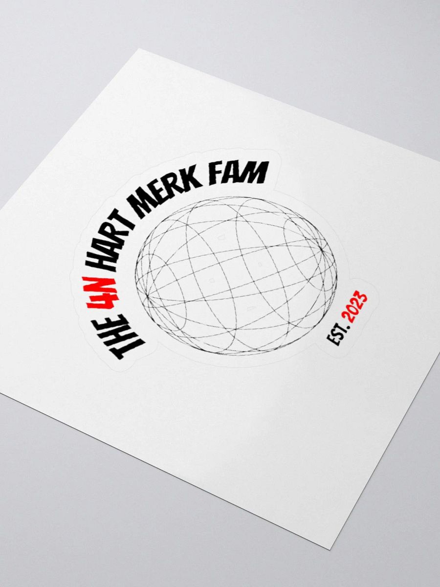 THE OFFICIAL 4N HART MERK FAMILY STICKER product image (3)