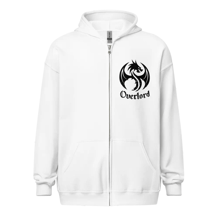 Overlord Heavy Blend Zip Hoodie (Black) product image (1)
