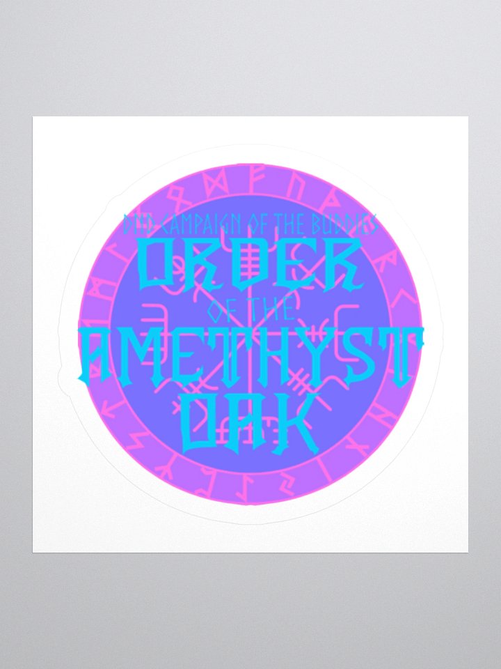 Order Of The Amethyst Oak Sticker product image (1)