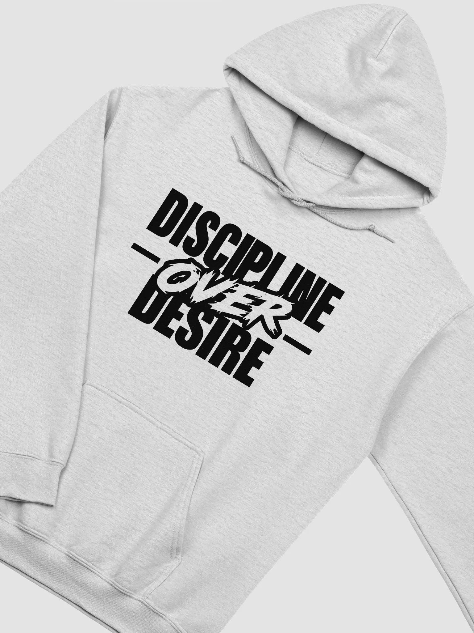 Discipline OVER Desire Black Font Hoodie product image (3)