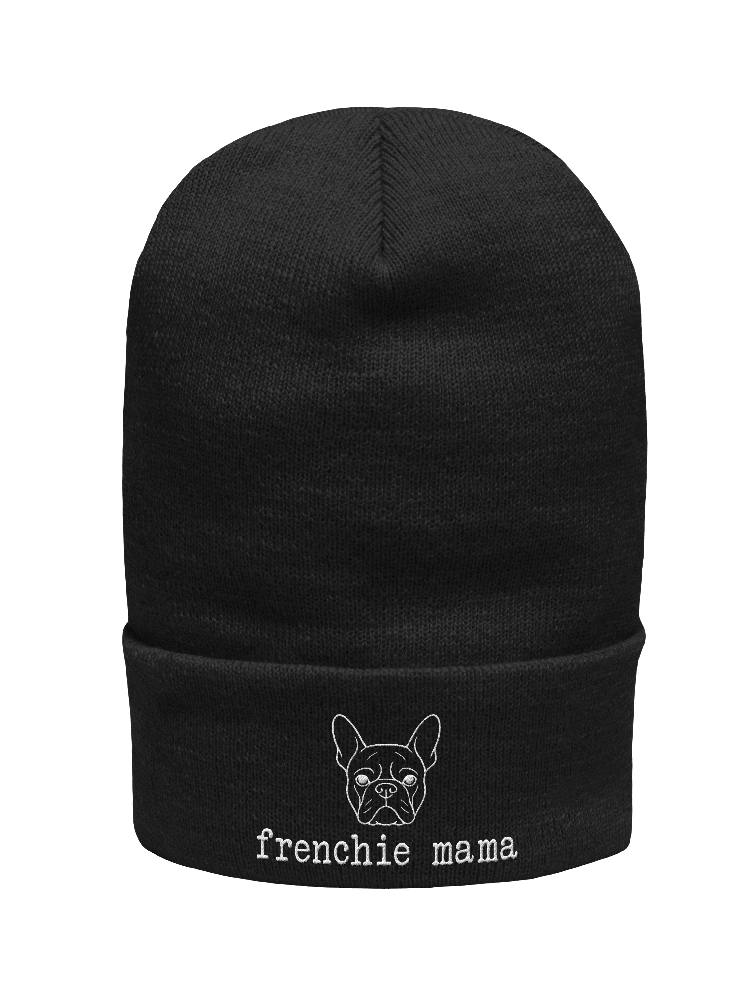 Frenchie Mama Cuffed Beanie product image (3)
