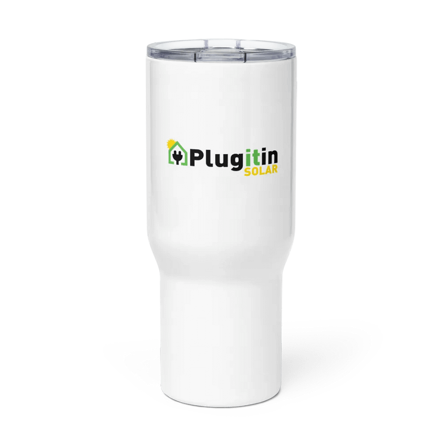Plug It In Solar High-Quality Travel Mug with Handle product image (3)
