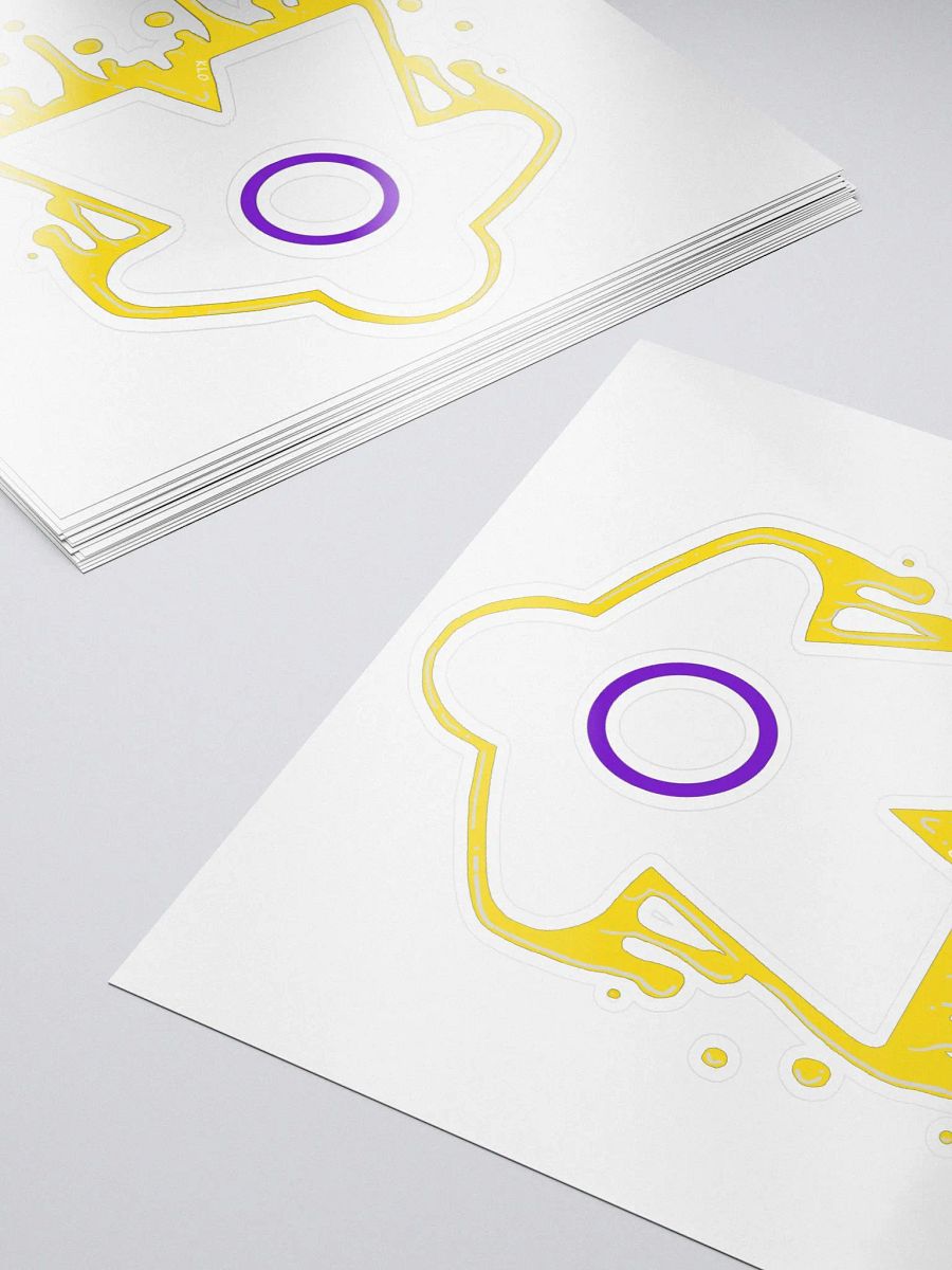 Drippy Intersex Pride Meeple Sticker product image (5)