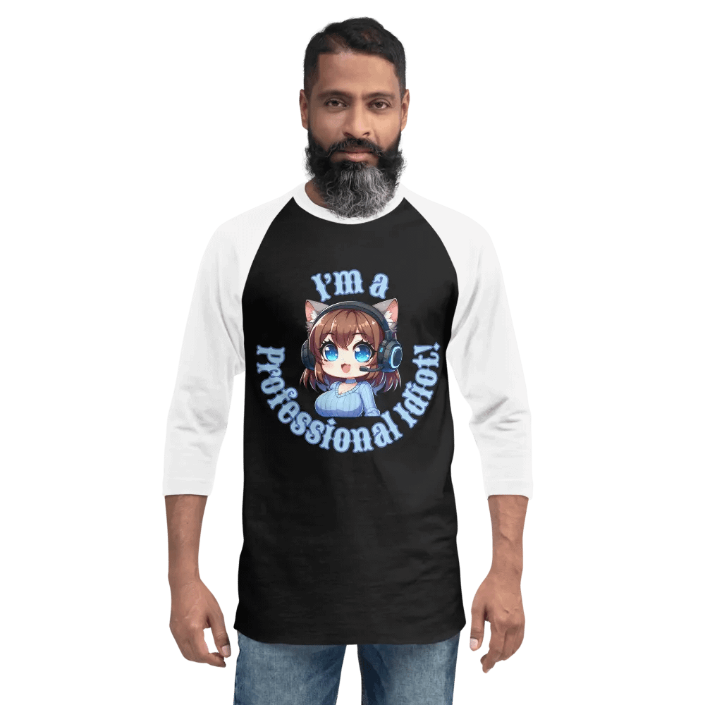 Professional Idiot Jersey Raglan Tee product image (6)