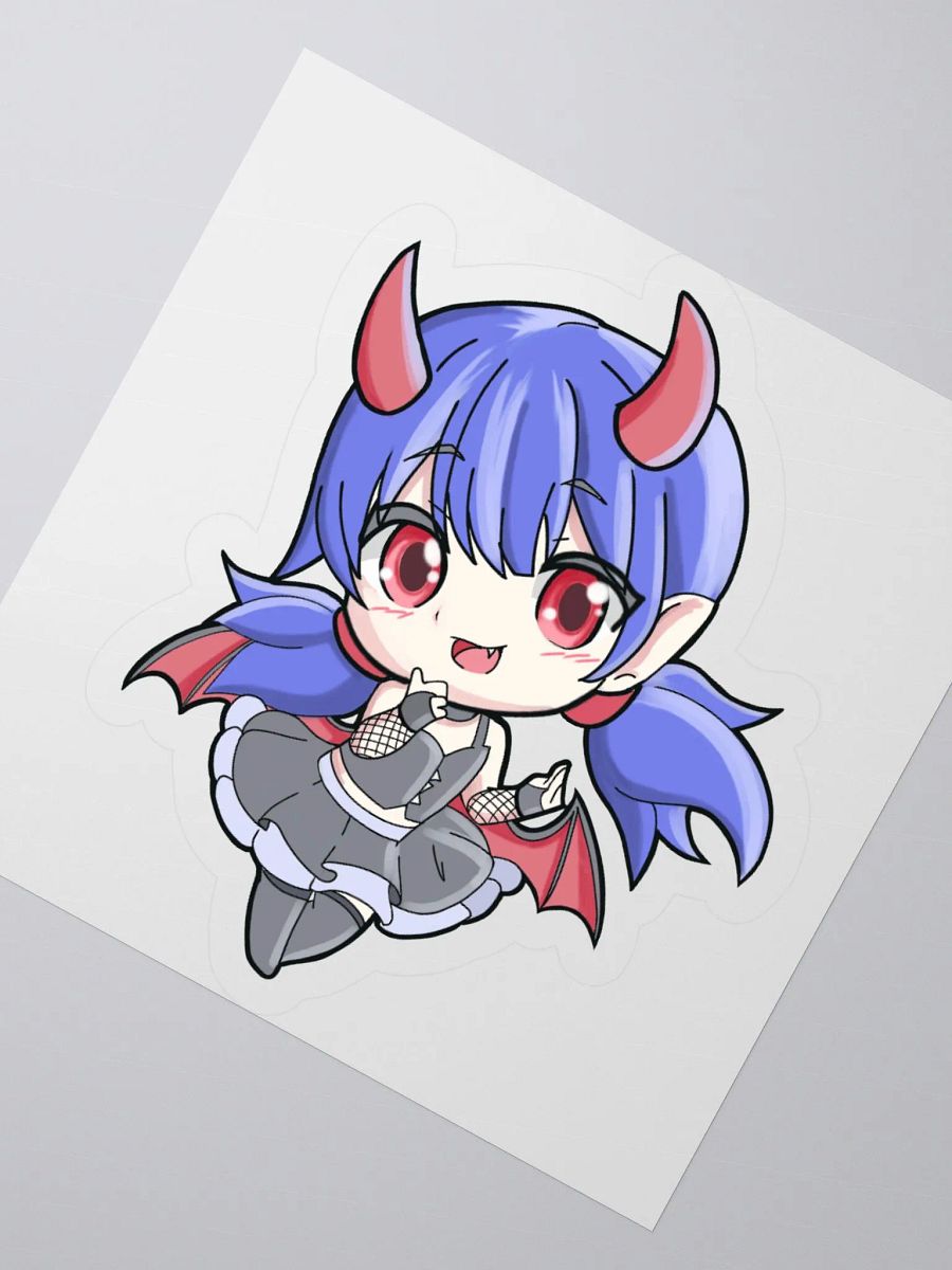Chibi Demon Kiss Cut Stickers product image (6)