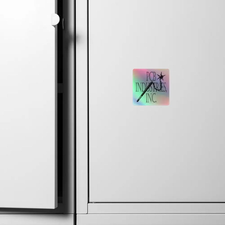 pcb industries holographic sticker (light) product image (4)
