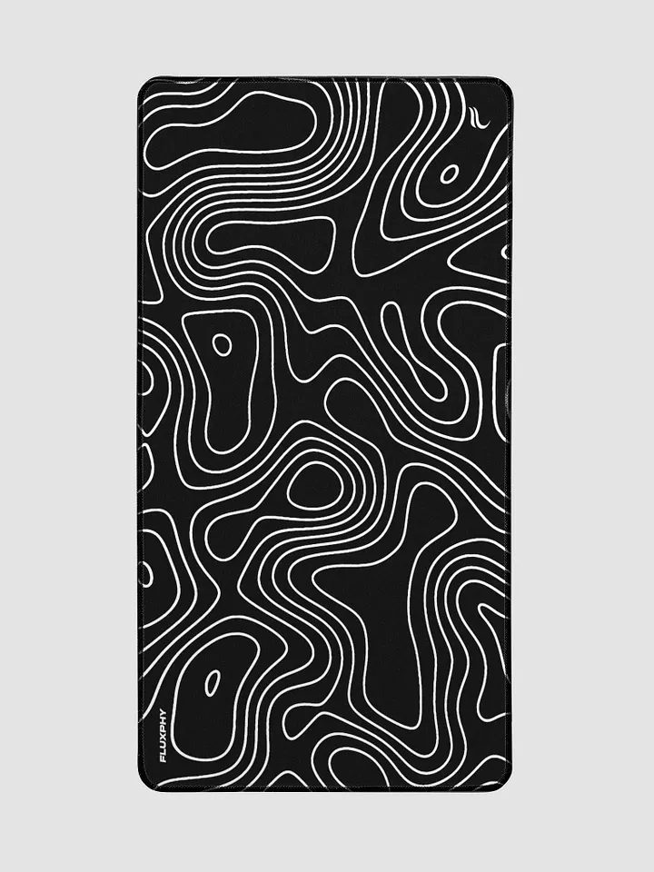 Black Topography Mousepad by Fluxphy product image (2)