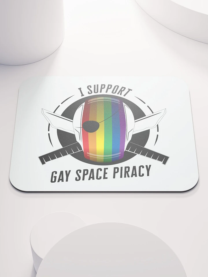 Gay Space Piracy Mouse Pad product image (1)