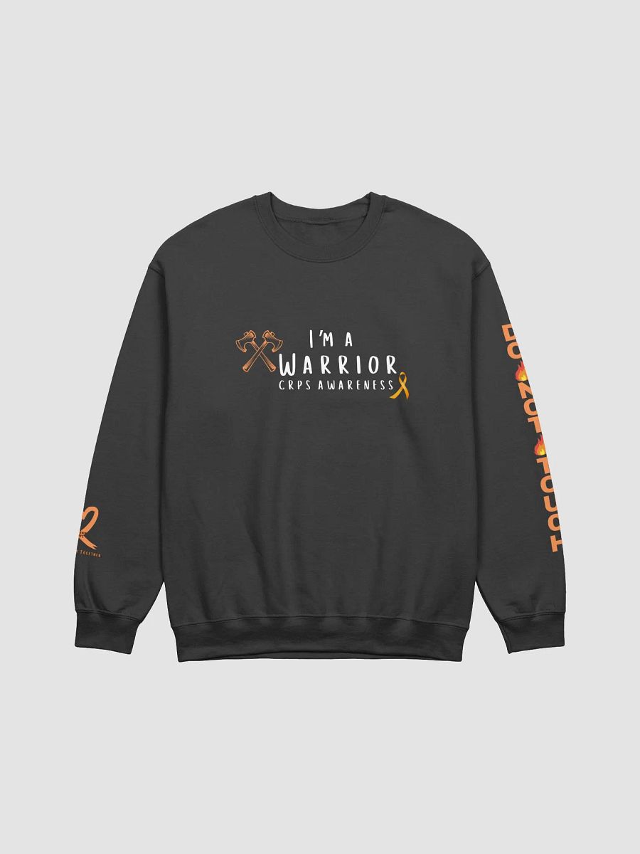 I'm a Warrior CRPS Awareness Do Not Touch LEFT Arm Crewneck Sweatshirt (Masculine Design Unisex Fit) product image (1)