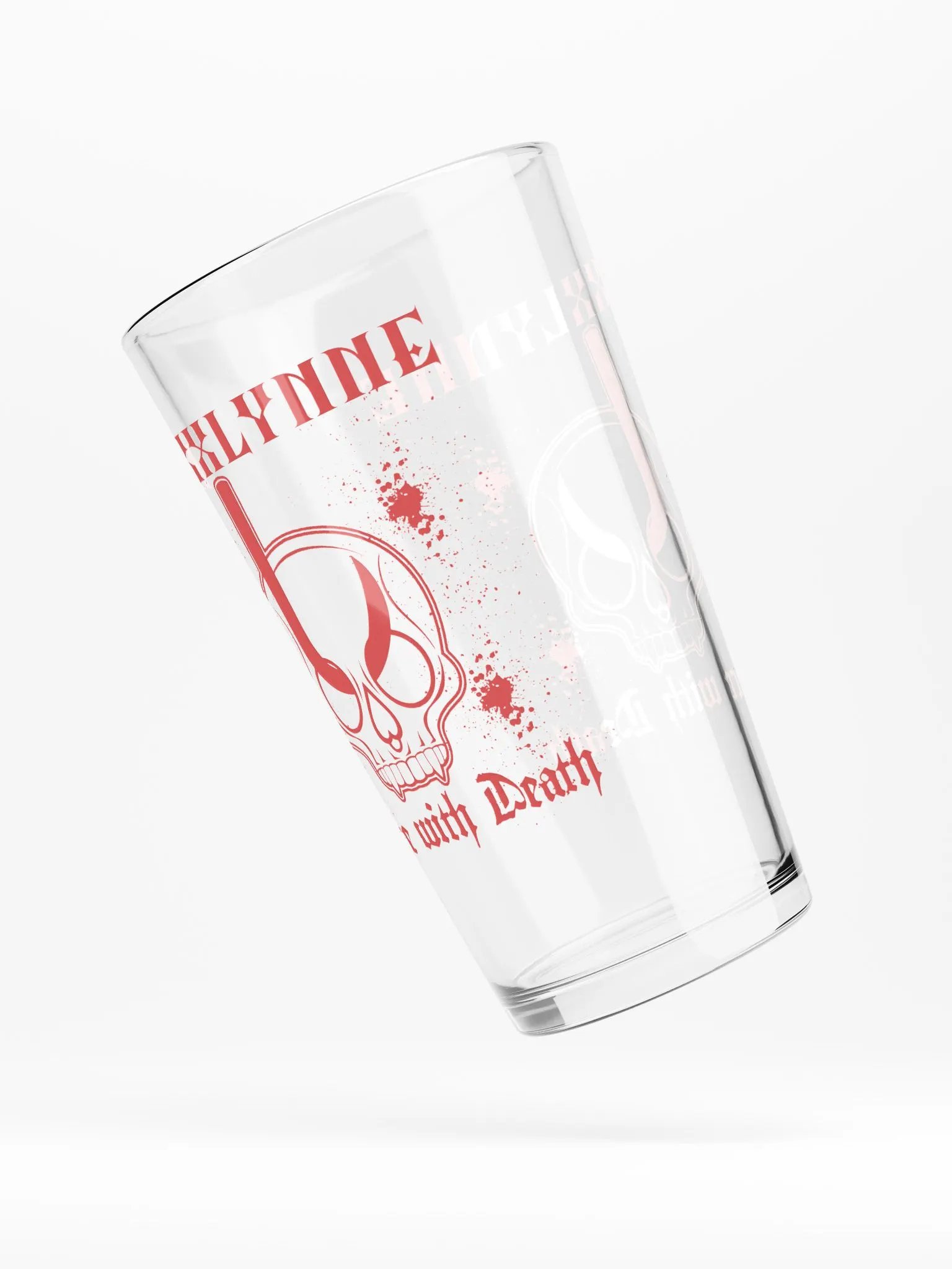 DANCE WITH DEATH PINT GLASS product image (4)