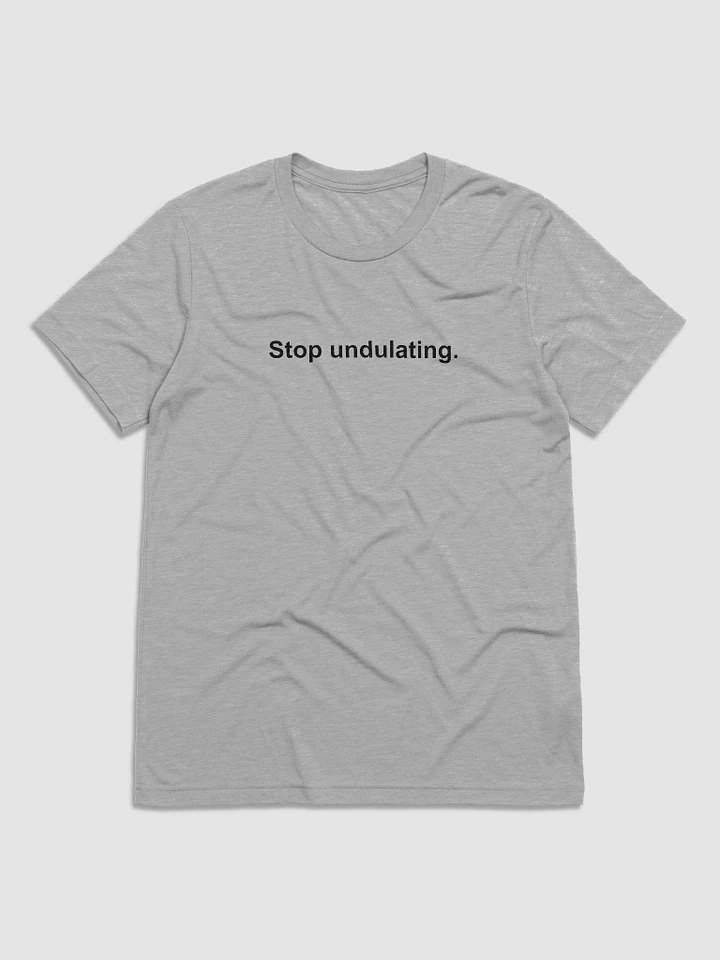 Stop Undulating Bella+Canvas Triblend Short Sleeve T-Shirt product image (2)