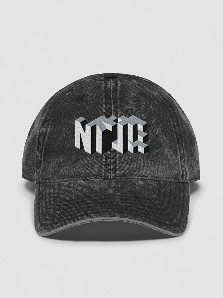 Geometric Noir Dad Hat product image (2)