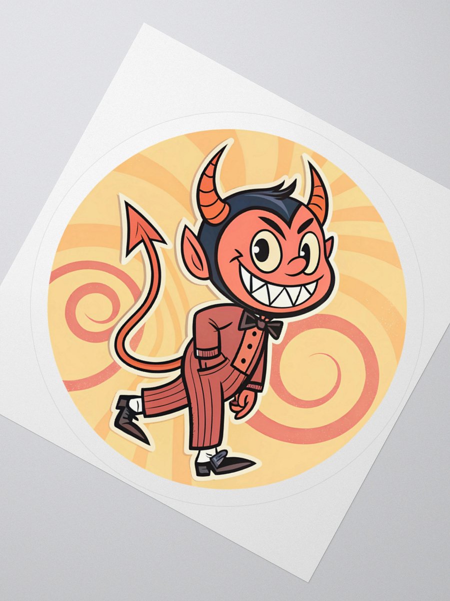 Groovy Devil Vinyl Stickers product image (6)