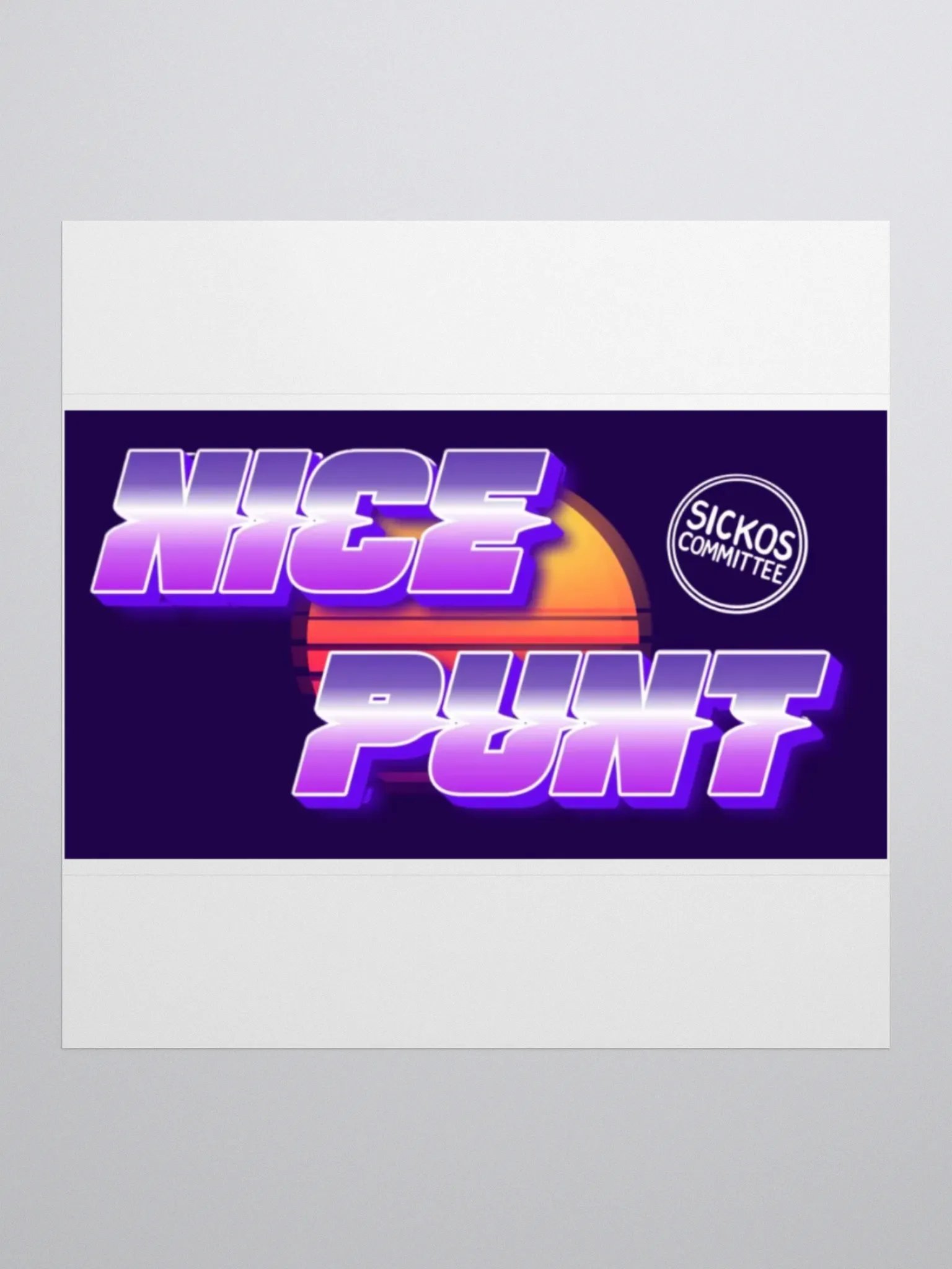 Nice Punt Sticker (3 Sizes) product image (1)