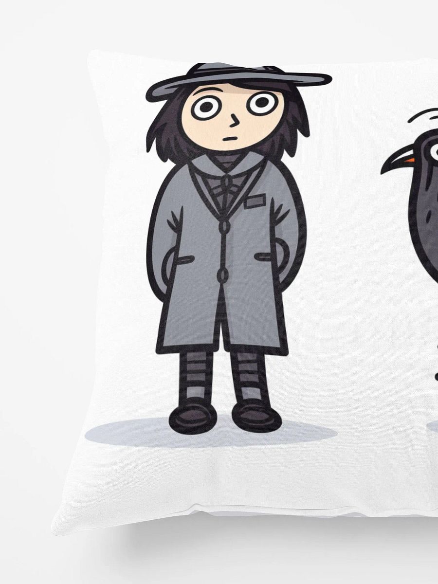 Cozy Pillow - Crowman and his crow product image (3)
