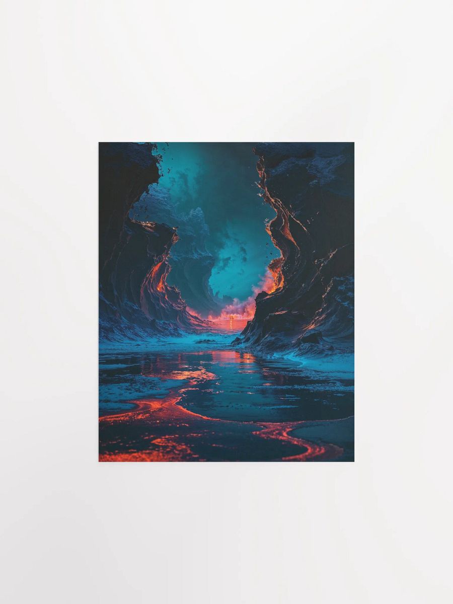 Veins of Fire, Breath of Ice Matte Poster product image (6)