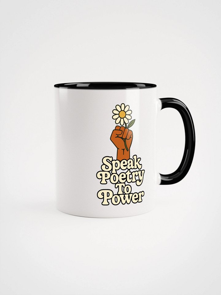 Speak Poetry To Power Accent Mug product image (1)