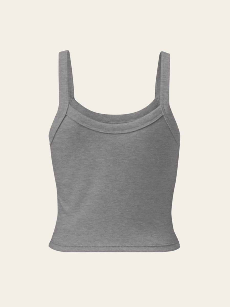Ribbed Starfish Tank Top - Dark Gray product image (4)