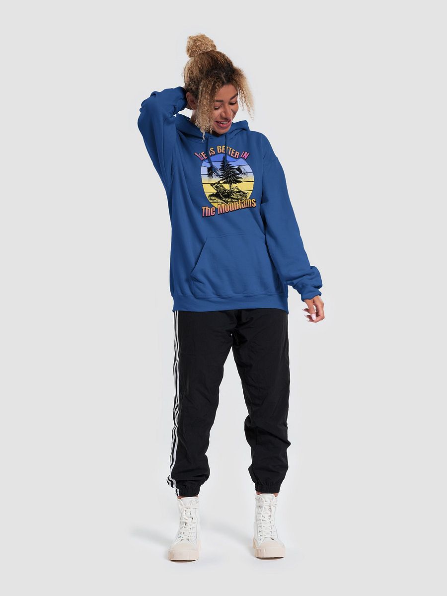 Life Is Better In The Mountains Skeleton Retreat Hoodie product image (3)