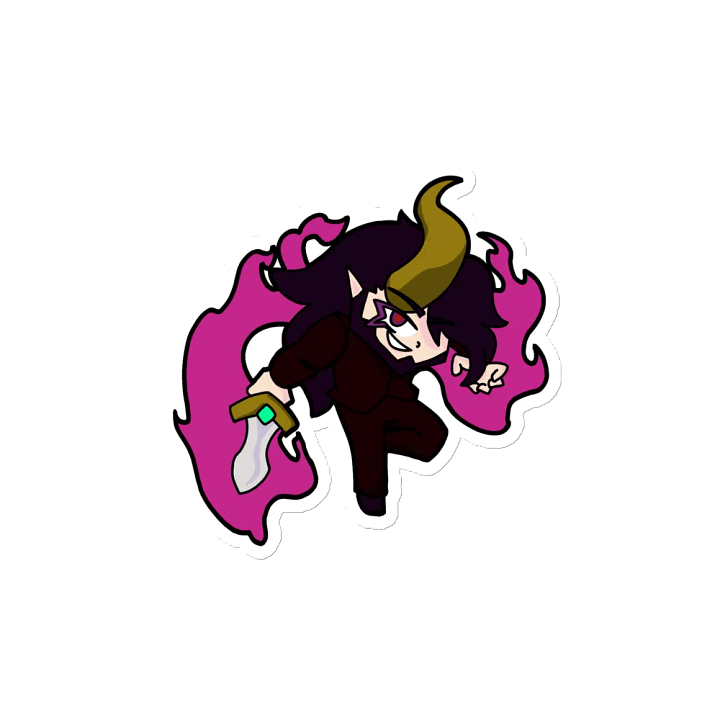 Devilish Swordsman Magnet product image (2)
