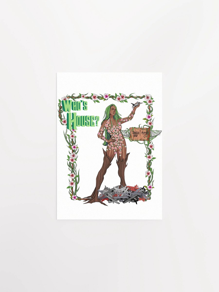 "Who's House, Groot's House" Poster (Light) product image (1)