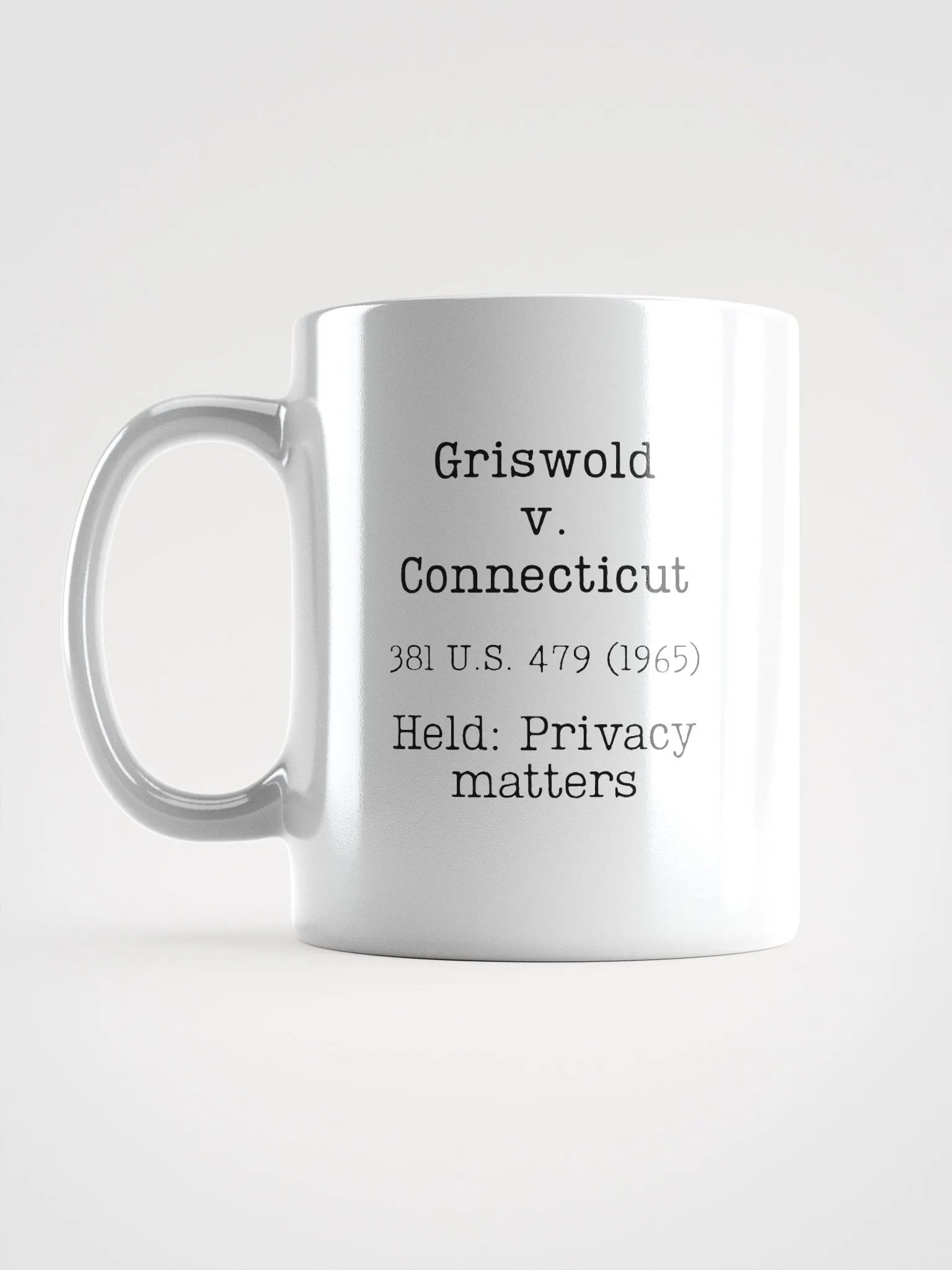 Griswold v. Connecticut "Privacy Matters" Mug product image (8)