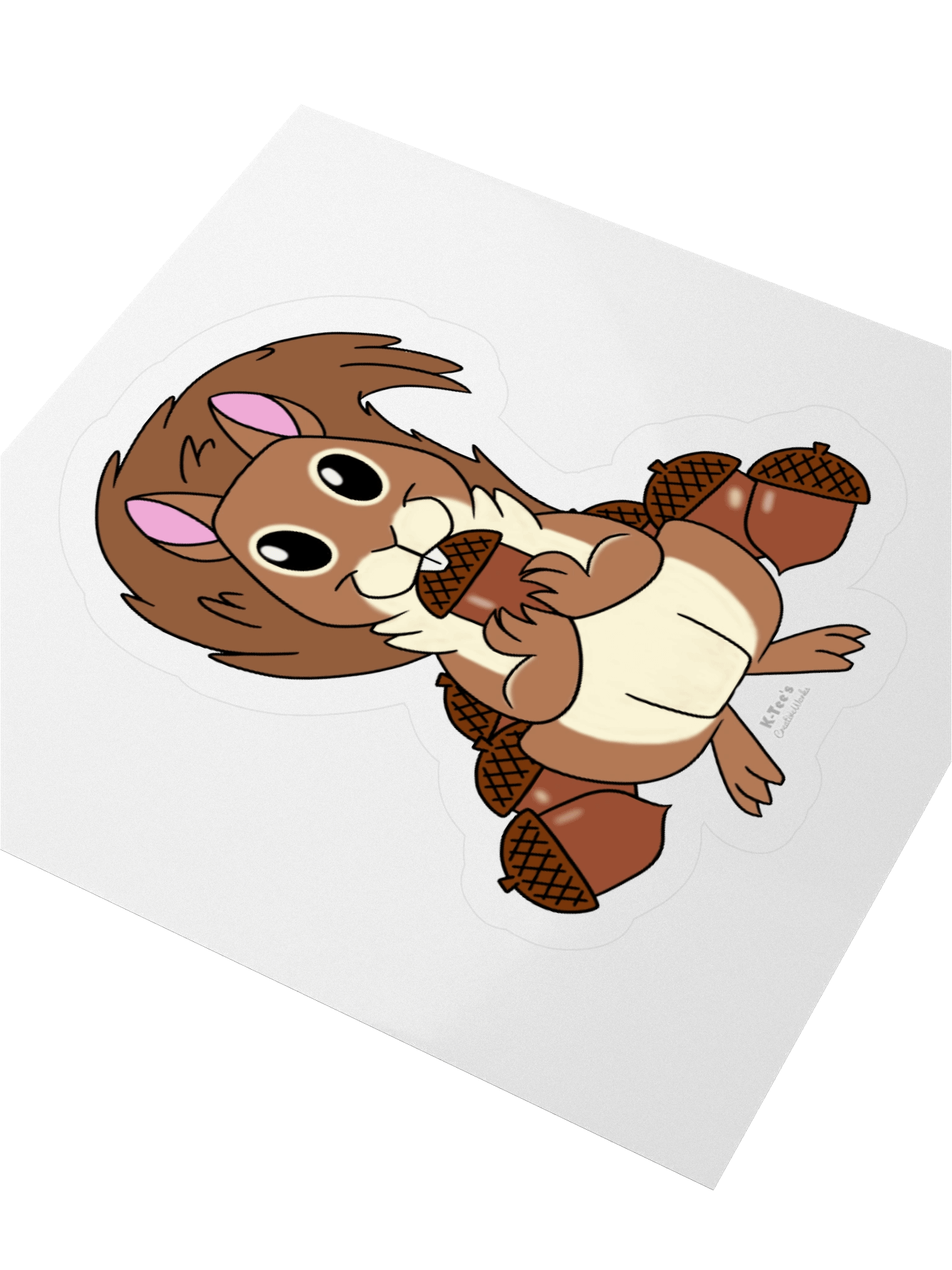"Squirrelly Squirrel" - Sticker product image (3)