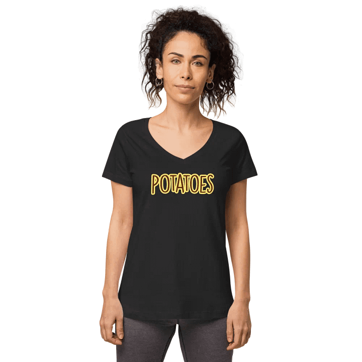 Potatoes Women's V-Neck T-Shirt product image (1)