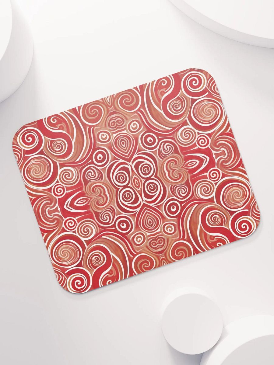 Funky Cherry Liquid Swirls Tie-Dye Classic Mouse Pad product image (8)