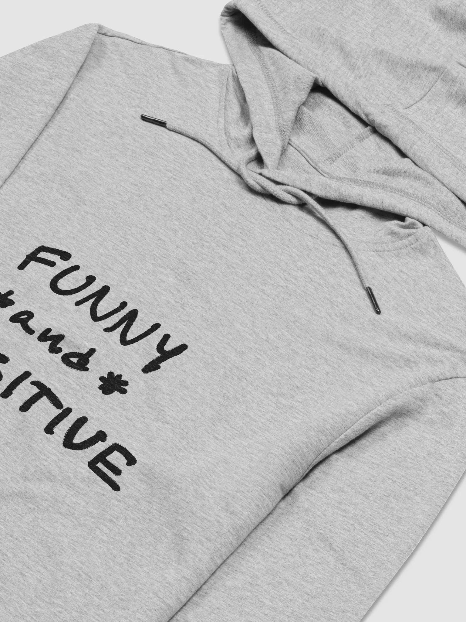FUNNY *and* SENSITIVE printed lightweight hoodie product image (1)