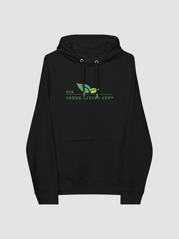 [Green Living Guy] Unisex eco raglan hoodie (DTG) product image (2)