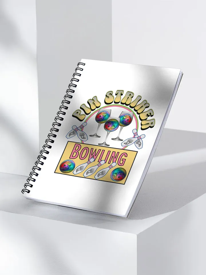 Pin Striker Bowling Spiral Notebook product image (2)