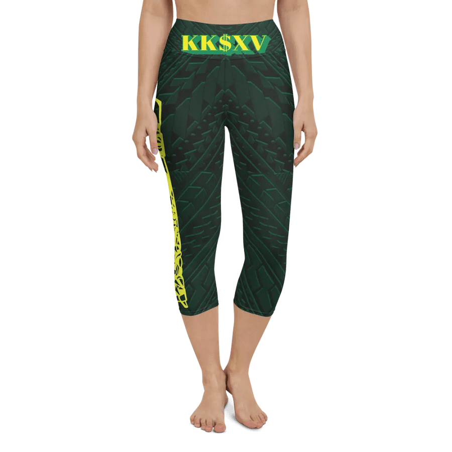 Tatau Korare Tiki Yoga Capri Leggings product image (10)