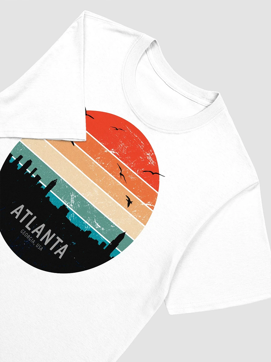 Atlanta Georgia Skyline Retro Sunset T-Shirt product image (6)