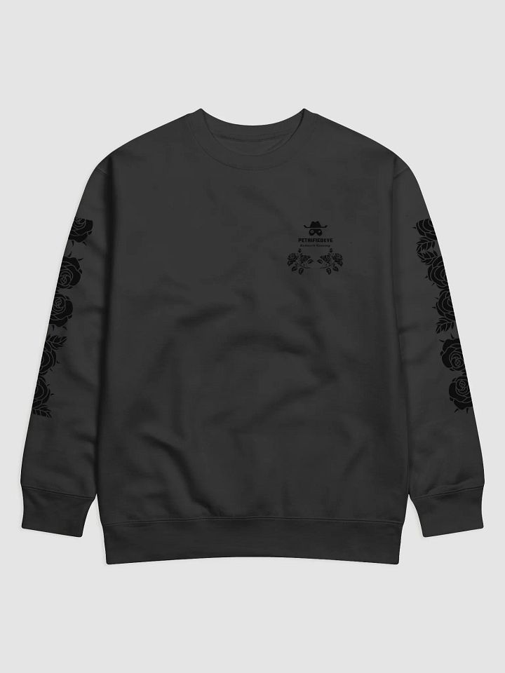 Petrifiedeye Black Red Spanish Rose Mural long sleeve shirt product image (1)