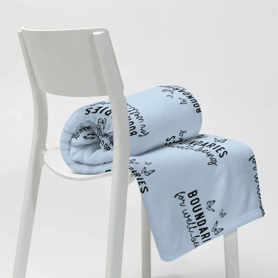 Boundaries For Well-Being Blanket product image (9)